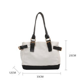 Canvas Shoulder Bag Women Tote Handbag