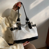 Canvas Shoulder Bag Women Tote Handbag