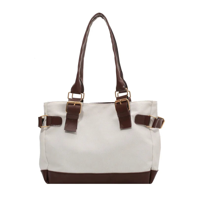 Canvas Shoulder Bag Women Tote Handbag
