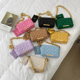Chain Strap Shoulder Bag Flap Underarm Bags For Women Ladies Handbags