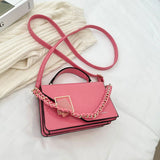 Chain Women Handbags Pu Leather Shoulder Crossbody Bag And Purses