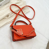 Chain Women Handbags Pu Leather Shoulder Crossbody Bag And Purses