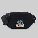 Wave Pattern Chest Messenger Bag Women Travel Waist Crossbody Bag