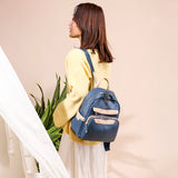Lightweight Spacious Casual Daypacks Soft Pu Leather Mini Bag For Women