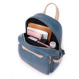 Lightweight Spacious Casual Daypacks Soft Pu Leather Mini Bag For Women