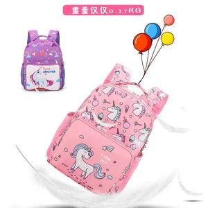 Cartoon Unicorn Baby Backpack Kindergarten School Bag
