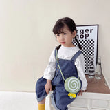 Kids Lollipop Shoulder Bag Boys Girls Shopping Messenger Bag