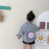 Kids Lollipop Shoulder Bag Boys Girls Shopping Messenger Bag