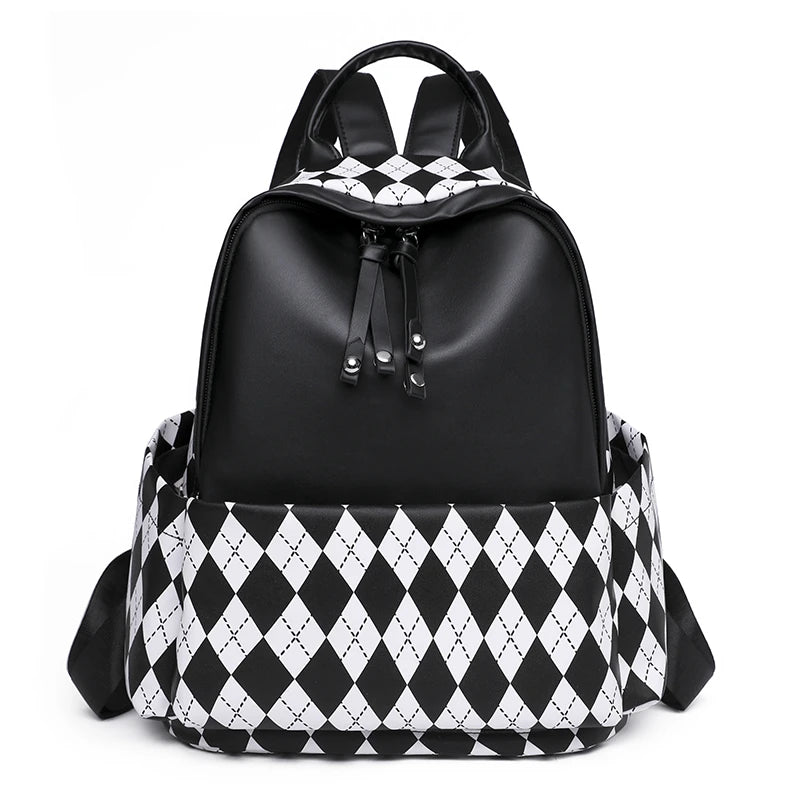 Classic Leather Backpack & Shoulder Bag Combo