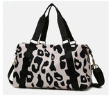 Cow Pattern Travel Bag Large Capacity Sports Women's Bag
