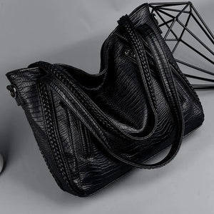 Crocodile One Shoulder Women's Bag Large Capacity Handheld Crossbody