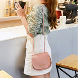 Japanese Style Saddle Bag One Shoulder Handbag