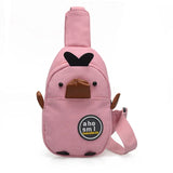 Canvas Girl Chest Bag Shoulder Bag