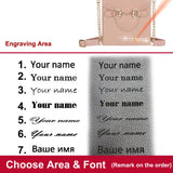 Engraved Mini Shoulder Bags for Women