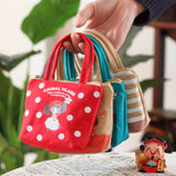 Girls Cartoon Coin Purse Hand Carry Change Bag Animal Print Mini Wallet
