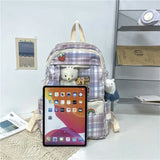 Mesh Women's Backpack Candy Waterproof School Bag for Teenage Students