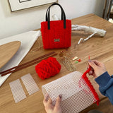 DIY Fleece Shoulder Bag Crossbody Soft Material Kit
