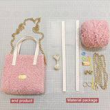DIY Fleece Shoulder Bag Crossbody Soft Material Kit