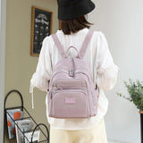 Dark Green Waterproof Nylon Women's Backpack
