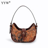 Denim Shoulder Bag Ladies Leather Casual Handbag