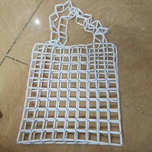Acrylic Beaded Bag Hollow Out Shoulder Bag