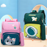 High School Bag Large Capacity Kid Backpack Waterproof Student Backpack