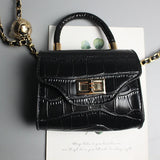 Women Mini Waist Packs PU Leather Waist Belt With Lipstick Bag