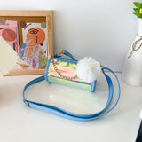 Women Shoulder Bag Laser Crossbody Bags