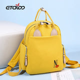 Women Mini Soft Touch Multi-Function Small Backpack