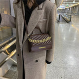 Square Shoulder Bag with Chain Crossbody Women Top Handle Bag