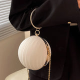 Spherical Clutch Pack Women Messenger Bag Chain Shoulder Bags