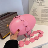 Round Handbag Women Crossbody Party Clutch Evening Bags
