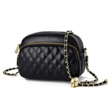 Diamond Lattice PU Leather Women Handbags Lady's Shoulder Crossbody Bag