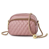 Diamond Lattice PU Leather Women Handbags Lady's Shoulder Crossbody Bag