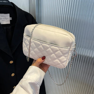 Diamond Lattice Women Bags Chain Square Shoulder Bag Crossbody Lady Purses