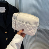 Diamond Lattice Women Bags Chain Square Shoulder Bag Crossbody Lady Purses
