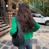 Women's Large Capacity Shoulder Bag PU Leather Crossbody Messenger Handbag