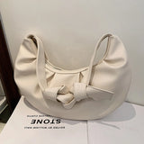 Women's Pleated Cloud Bag Yellow Evening Party Clutch Shoulder Bags