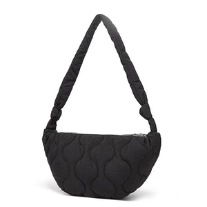 Embroidered Dumpling Bag Women's One Shoulder Handbag