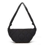 Embroidered Dumpling Bag Women's One Shoulder Handbag