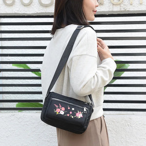 Ethnic Embroidered Women's Shoulder Bag Large Capacity