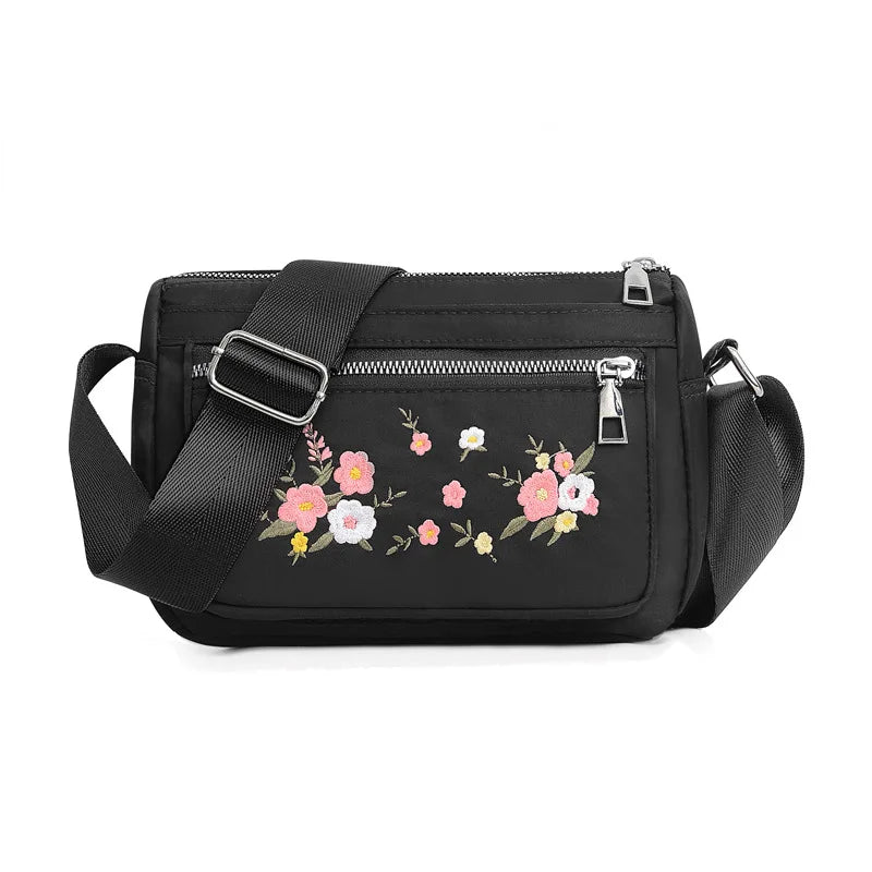 Ethnic Embroidered Women's Shoulder Bag Large Capacity