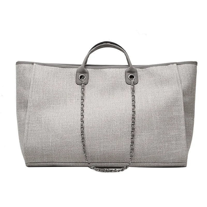 European/American Bucket Bag Chain Tote High Capacity