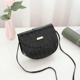 Solid High Shoulder Messenger Bags For Women Ladies
