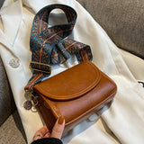 Autumn Vintage Shoulder Crossbody Bag Women Purse Handbag Small Square Bag