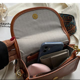 Autumn Vintage Shoulder Crossbody Bag Women Purse Handbag Small Square Bag