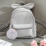 Versatile Flannelette Backpack for Girls Women