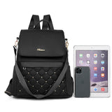 Lightweight Ladies Backpack Teen Girls Oxford Cloth Travel School Bag