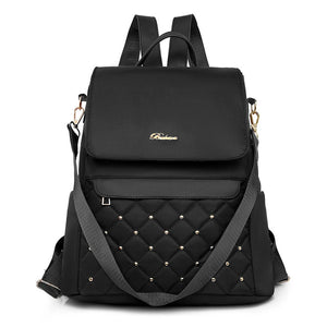 Lightweight Ladies Backpack Teen Girls Oxford Cloth Travel School Bag
