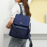 Lightweight Ladies Backpack Teen Girls Oxford Cloth Travel School Bag